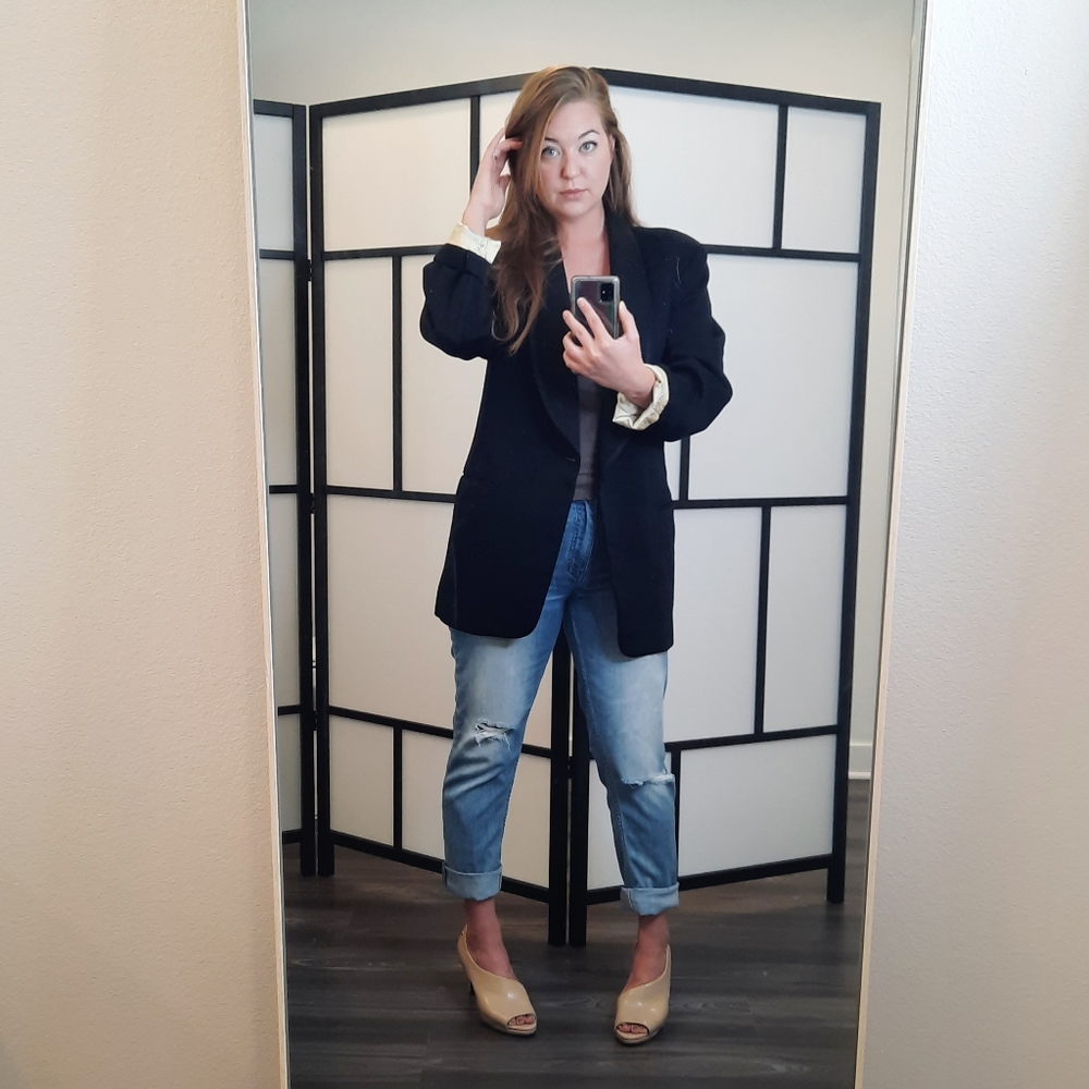 Burberry Vintage Black Blazer